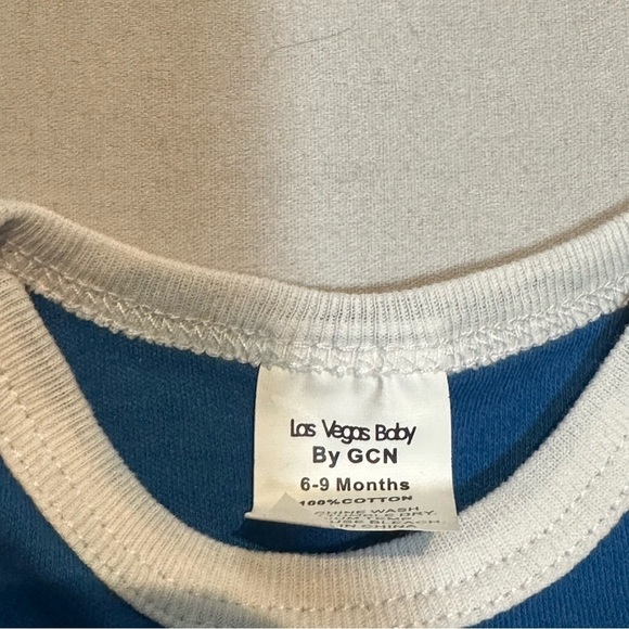 Las Vegas Blue Baby Onesie - Picture 2 of 3